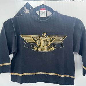 3For$20 Boy London Black/Gold size 4T